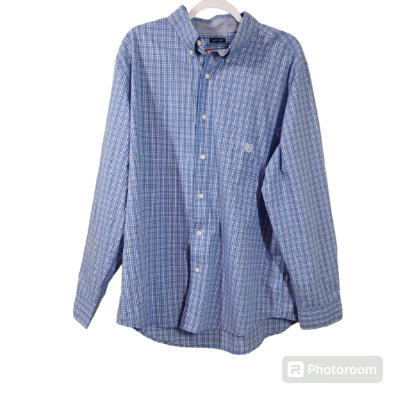 Chaps Plaid Button Down Shirt Mens, sz XL - Picture 1 of 6
